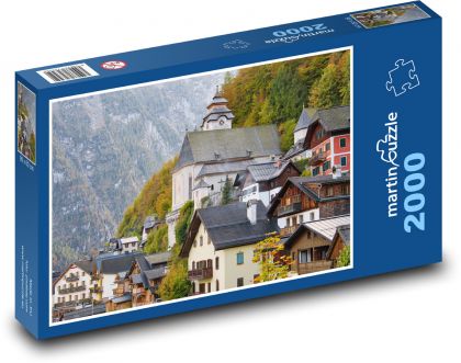 Hallstatt - Austria - Puzzle 2000 elementów, rozmiar 90x60 cm