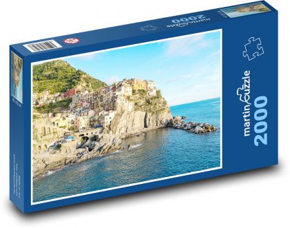 Manarola - Włochy - Puzzle 2000 elementów, rozmiar 90x60 cm