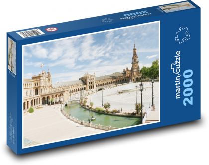 Španielske námestie - Sevilla - Puzzle 2000 dielikov, rozmer 90x60 cm 