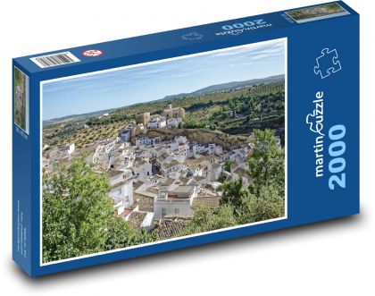 Španielsko - Setenil de las Bodegas - Puzzle 2000 dielikov, rozmer 90x60 cm 