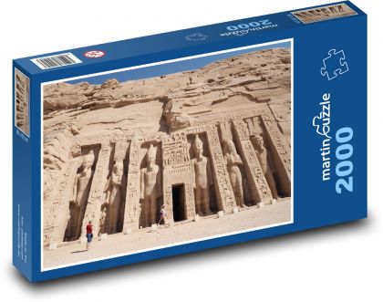 Chrám Abu Simbel - Egypt - Puzzle 2000 dielikov, rozmer 90x60 cm 