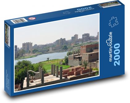 Rieka Káhira - Puzzle 2000 dielikov, rozmer 90x60 cm 