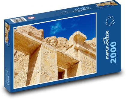 Hatšepsut - chrám - Puzzle 2000 dielikov, rozmer 90x60 cm 