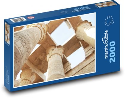 Egypt - Karnak - Puzzle 2000 dielikov, rozmer 90x60 cm 