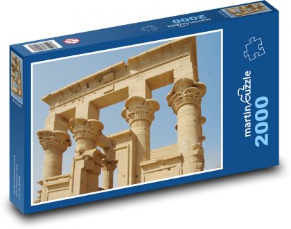 Egipt - Philae, świątynia - Puzzle 2000 elementów, rozmiar 90x60 cm