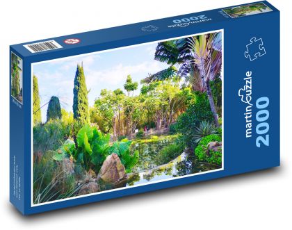 Fish pond - Puzzle 2000 pieces, size 90x60 cm 