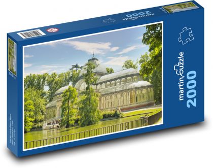 Palacio de ristal - park - puzzle 2000 dílků