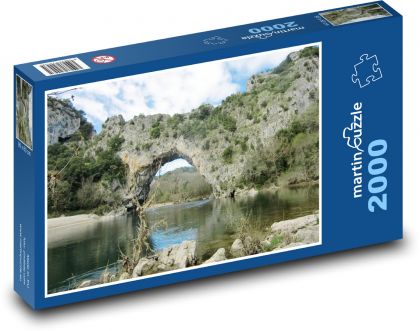 Natürliche Brücke - Frankreich - Puzzle - 2000 Teile