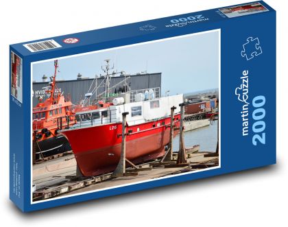 Hvide Sands - loď - puzzle 2000 dílků