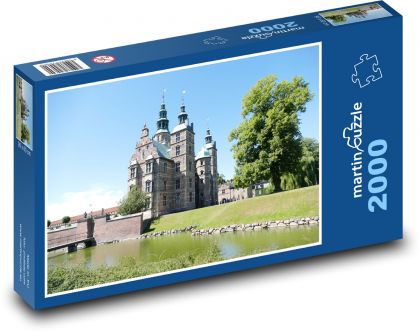 Zamek Rosenborg - Puzzle 2000 elementów, rozmiar 90x60 cm