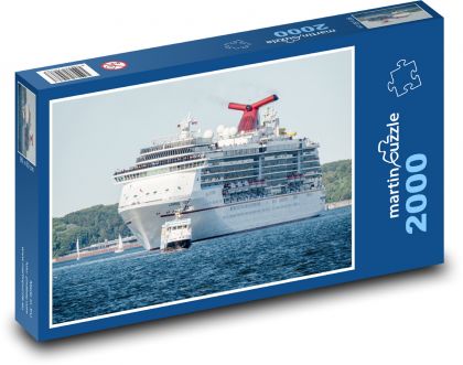 Výletní loď na baltském moři - puzzle 2000 dílků