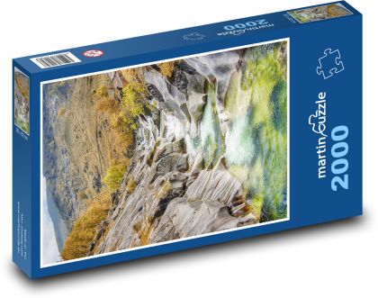 Krajina - řeka - puzzle 2000 dílků