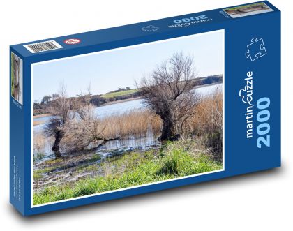 Rybník. - Puzzle 2000 dielikov, rozmer 90x60 cm 