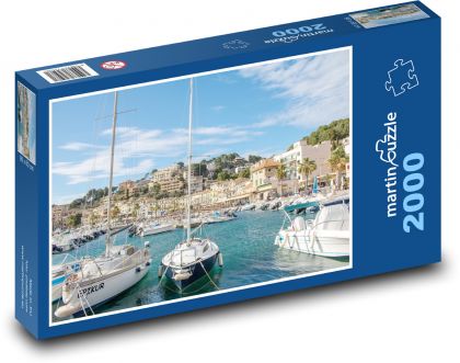Malorka - Portu de Sóller - Puzzle 2000 dílků, rozměr 90x60 cm