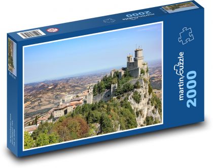 San Marino - věže - puzzle 2000 dílků