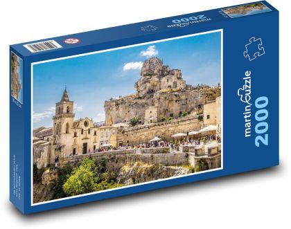 Matera - Włochy - Puzzle 2000 elementów, rozmiar 90x60 cm