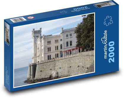Castle - Trieste, Italy - Puzzle 2000 pieces, size 90x60 cm 