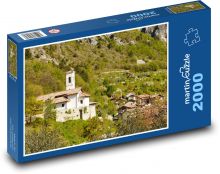 Pregasina - church, Italy Puzzle 2000 pieces - 90 x 60 cm