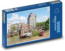 Rotterdam - rzeka Puzzle 2000 elementów - 90x60 cm