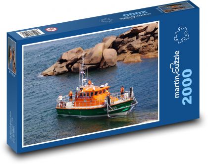 Bretagne - Boot - Puzzle - 2000 Teile