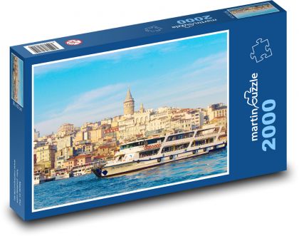 Veža Galata - Puzzle 2000 dielikov, rozmer 90x60 cm 