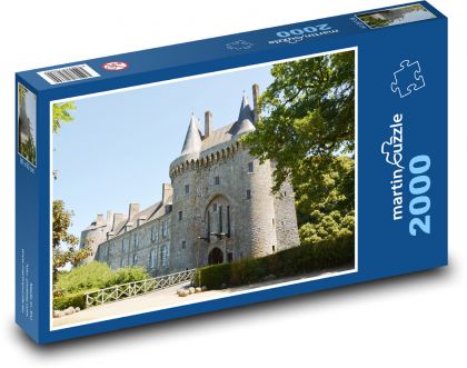 Zamek Montmuran - Francja - Puzzle 2000 elementów, rozmiar 90x60 cm