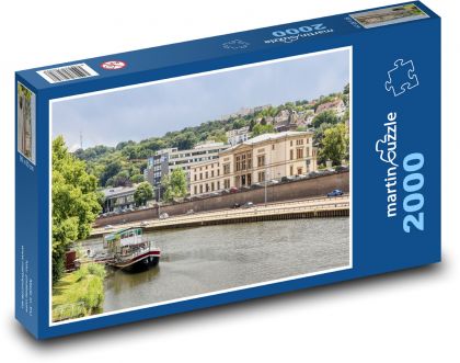 Parlament Saarbrücken - Puzzle 2000 elementów, rozmiar 90x60 cm