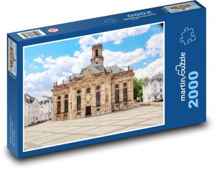 Saarbrücken church - Puzzle 2000 pieces, size 90x60 cm 