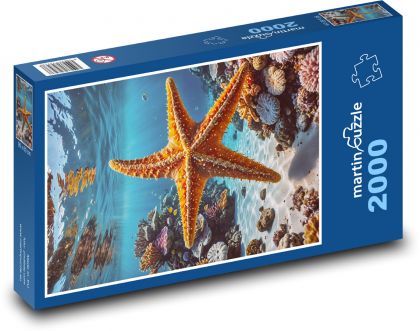 Hvězdice v moři - puzzle 2000 dílků