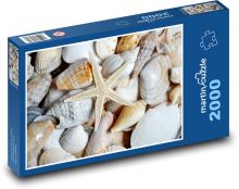 Hviezdice, mušle Puzzle 2000 dielikov - 90 x 60 cm