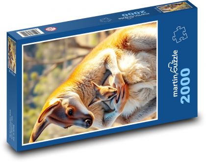 Kengura. - Puzzle 2000 dielikov, rozmer 90x60 cm 