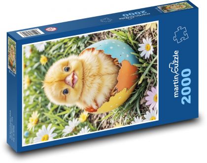 Velikonoční kuře - puzzle 2000 dílků