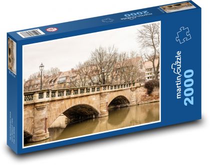 Bridge in Germany - Puzzle 2000 pieces, size 90x60 cm 