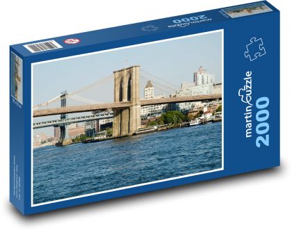 Most přes řeku - puzzle 2000 dílků