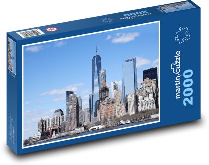 Drapacze chmur - Puzzle 2000 elementów, rozmiar 90x60 cm