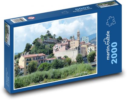 Ventimiglia - Włochy - Puzzle 2000 elementów, rozmiar 90x60 cm