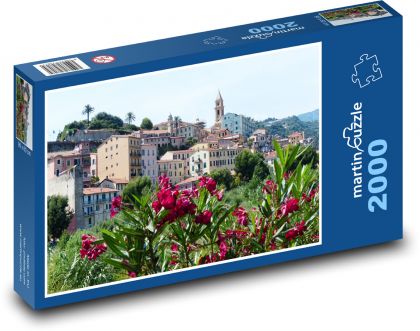 Ventimiglia - Taliansko - Puzzle 2000 dielikov, rozmer 90x60 cm 