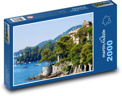 Santa Margherita - Taliansko - Puzzle 2000 dielikov, rozmer 90x60 cm 