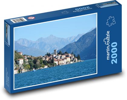 Jezero Como - Itálie - puzzle 2000 dílků