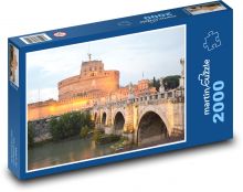 Kostol Sant  ´Angelo Rím - Taliansko Puzzle 2000 dielikov - 90 x 60 cm