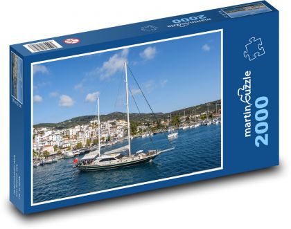 Řecko - Skiathos - puzzle 2000 dílků