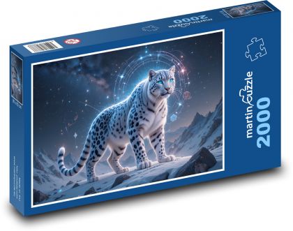 Leopard - Puzzle 2000 dielikov, rozmer 90x60 cm 