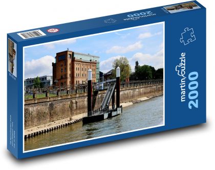 Rieka Rýn - Puzzle 2000 dielikov, rozmer 90x60 cm 
