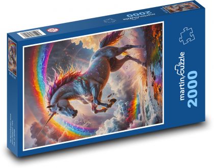 Jednorožec - Puzzle 2000 dielikov, rozmer 90x60 cm 