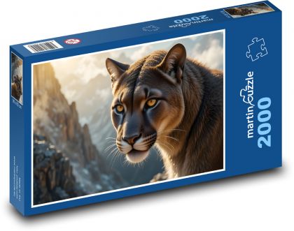 Puma - Puzzle 2000 elementów, rozmiar 90x60 cm