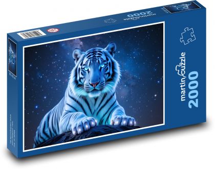 Tiger - Puzzle 2000 dielikov, rozmer 90x60 cm 