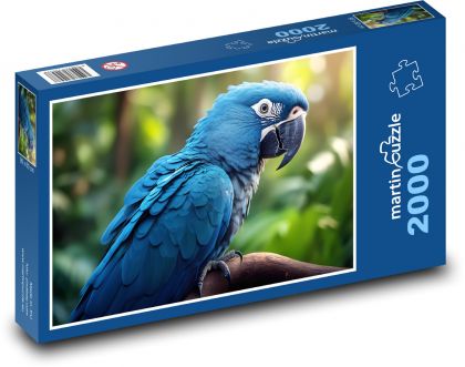 Blauer Vogel - Puzzle - 2000 Teile