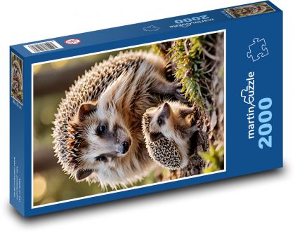 Ježkovia - Puzzle 2000 dielikov, rozmer 90x60 cm 