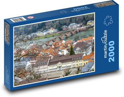 Heidelberg - Niemcy - Puzzle 2000 elementów, rozmiar 90x60 cm