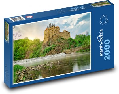 Kriebstein - Německo - puzzle 2000 dílků